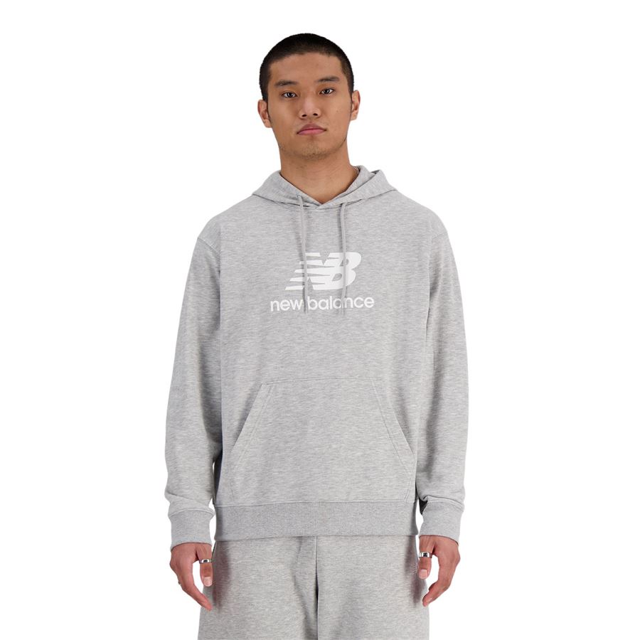 Sport Essentials French Terry Logo Hoodie felpa con cappuccio da uomo New Balance | MT41501AG